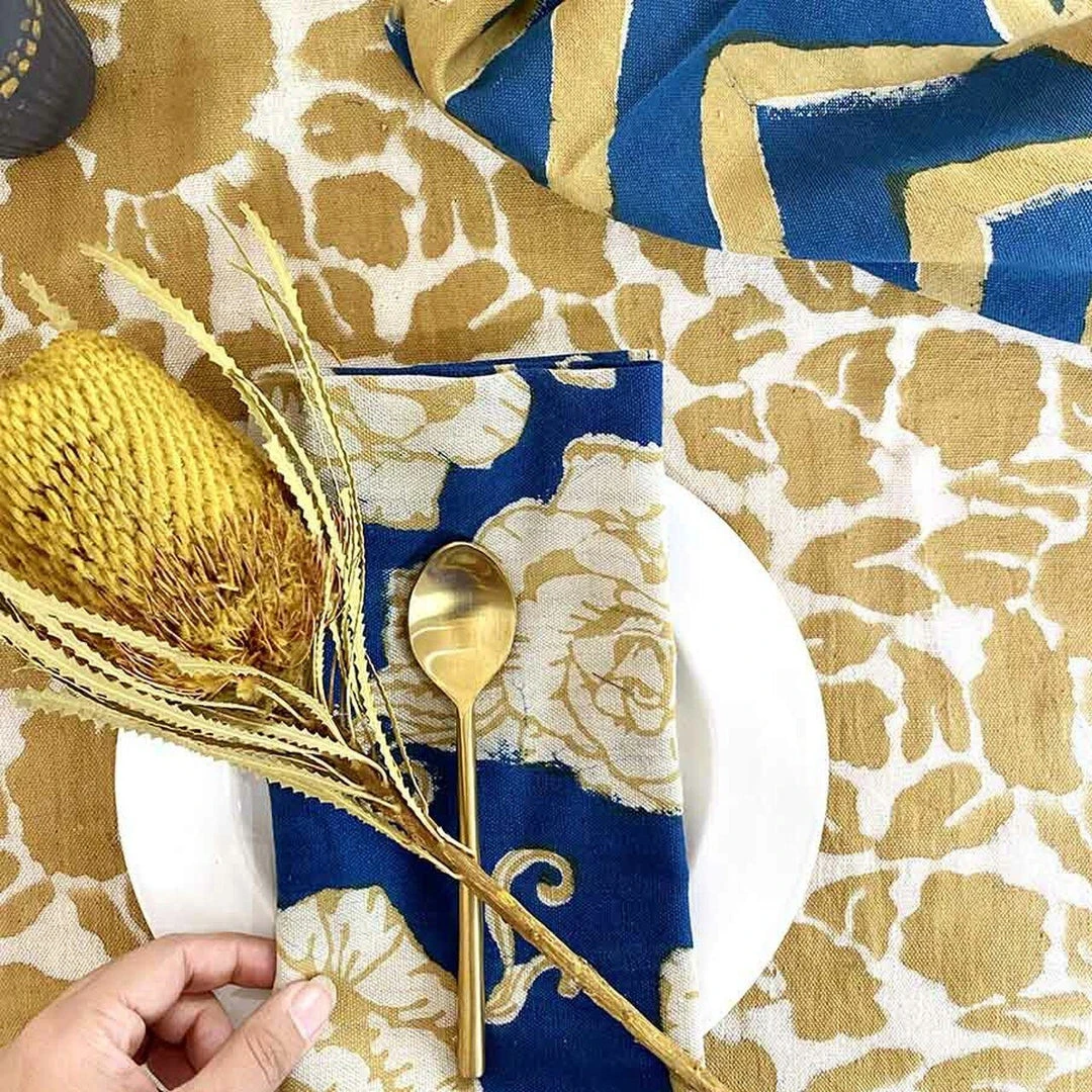 Ichcha Royal Gold Mix + Match Napkin Set Kitchen + Dining Ichcha Royal Gold Mix + Match Napkin Set Kitchen + Dining