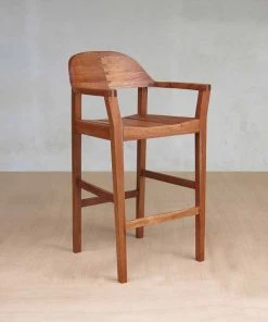 Masaya & Co. Royal Mahogany Xiloa Barstool Set Of 2 - SAMPLE SALE