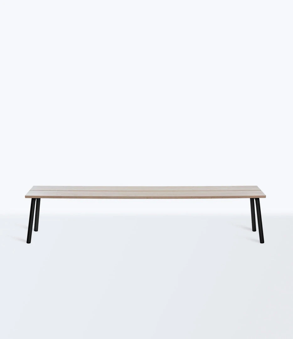 Emeco Furniture Run Bench - Black Frame Emeco Furniture Run Bench - Black Frame