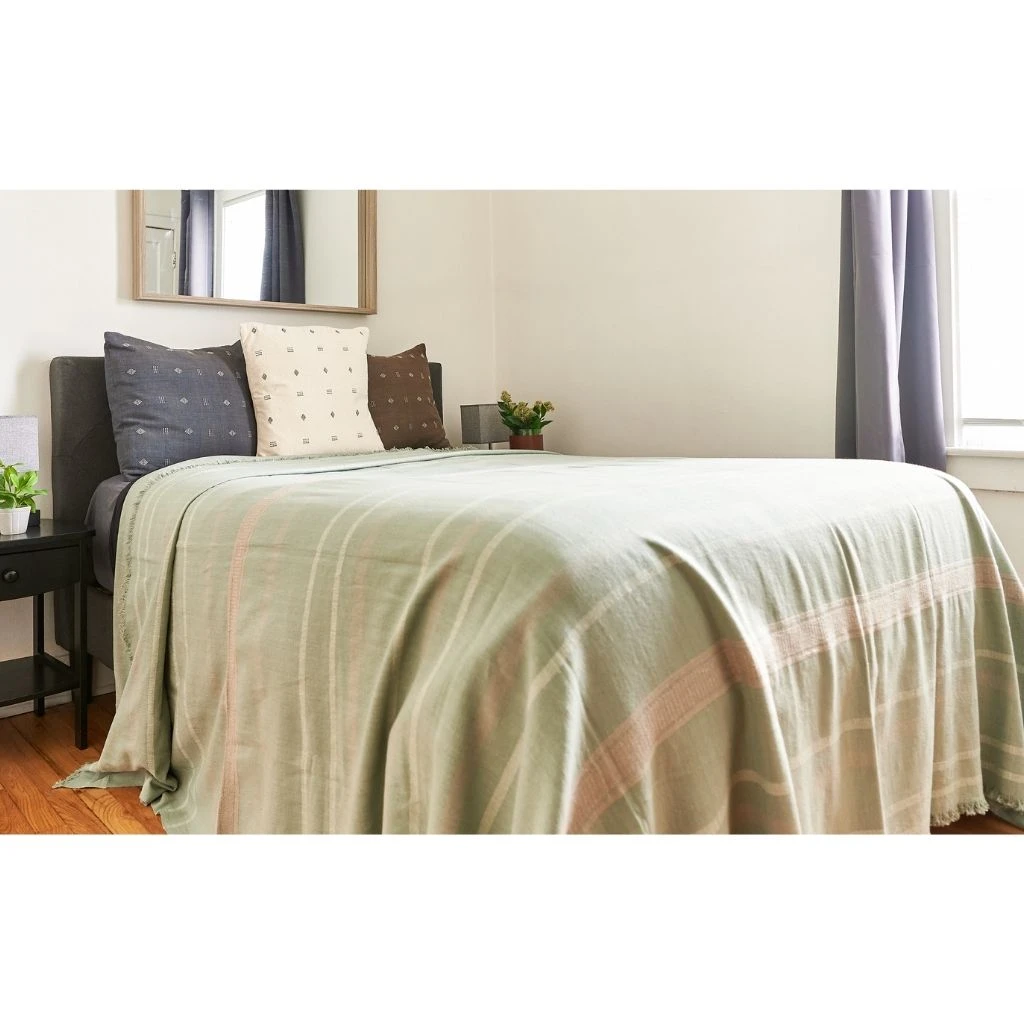 Studio Variously Sage Blanket Home Goods Studio Variously Sage Blanket Home Goods