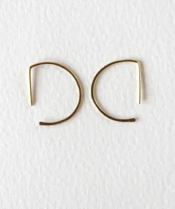 Salt + Still 14K Half Moon Earrings