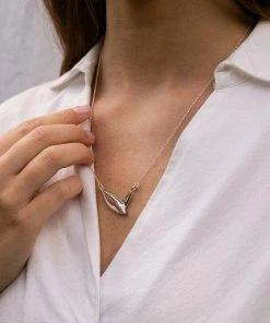 Salt + Still Heron Necklace