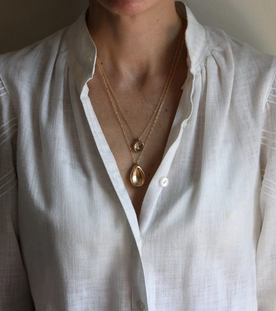 Salt + Still Jewelry Hollows Necklace Salt + Still Jewelry Hollows Necklace