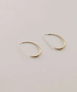 Salt + Still Jewelry Ovate Hoop Earrings