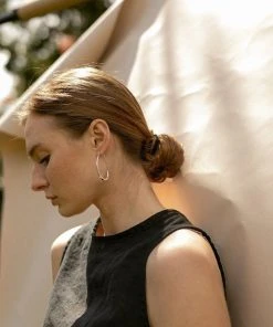 Salt + Still Jewelry Ovate Hoop Earrings