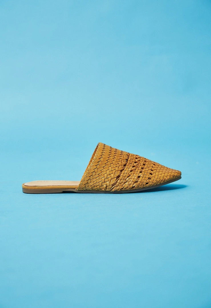 Salt & Umber Best Sellers Lily Mule - Mustard Salt & Umber Best Sellers Lily Mule - Mustard