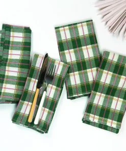 Archive New York San Andres Gingham Napkin Set Home Goods