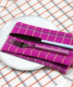 Archive New York San Lucas Plaid Napkin Set Kitchen + Dining 8 Archive New York San Lucas Plaid Napkin Set Kitchen + Dining