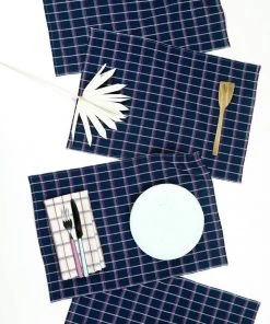 Archive New York San Lucas Plaid Placemat Set Kitchen + Dining 9 Archive New York San Lucas Plaid Placemat Set Kitchen + Dining