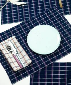 Archive New York San Lucas Plaid Placemat Set Kitchen + Dining 8 Archive New York San Lucas Plaid Placemat Set Kitchen + Dining