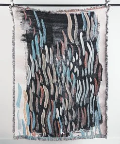 K-apostrophe Santa Ana Winds Upcycled Throw Blanket