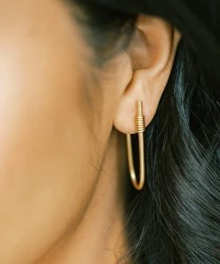 Sara Patino Jewelry Joy Recycled Gold Earrings - Large