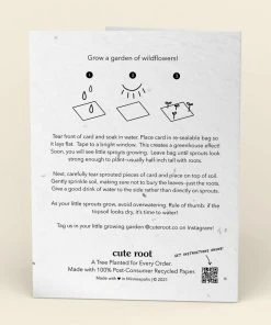 Cute Root Greeting Cards Sarcastic Cat Plantable Cards - 10 Pack