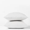 Coyuchi Sateen Pillowcase Set - Alpine White Home Goods