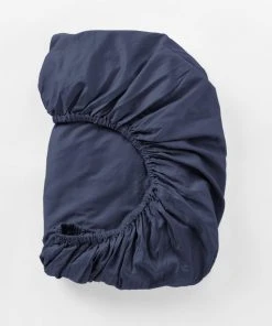 Coyuchi Sateen Sheet Set - Moonlight Blue Home Goods