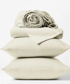 Coyuchi Home Goods Sateen Sheet Set - Undyed
