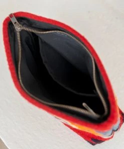 MZ Fair Trade Accessories Scarlet Arrow Wool Clutch Bag 3 MZ Fair Trade Accessories Scarlet Arrow Wool Clutch Bag