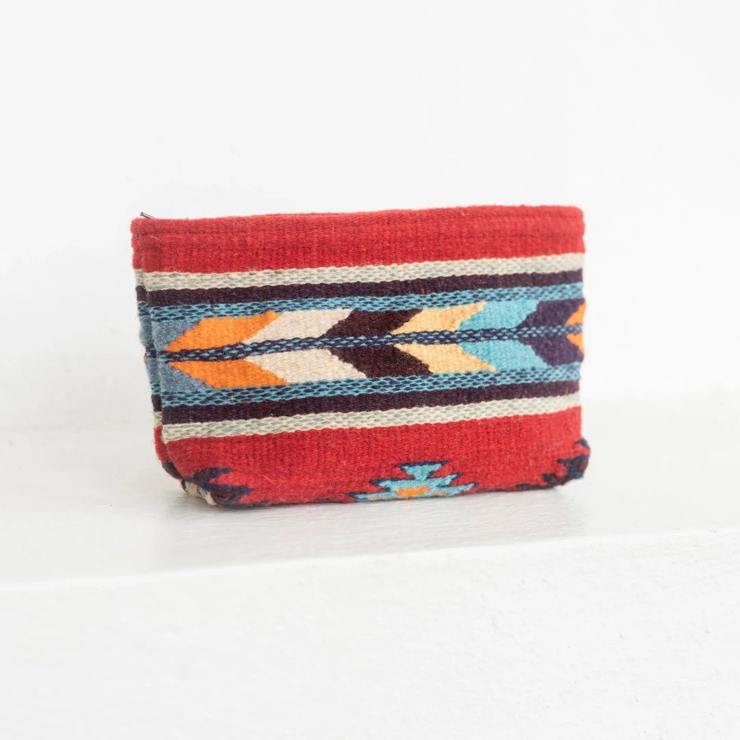 MZ Fair Trade Accessories Scarlet Arrow Wool Clutch Bag MZ Fair Trade Accessories Scarlet Arrow Wool Clutch Bag