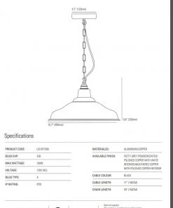 Ameico School Pendant Light - Green Lighting