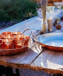 Sertodo Copper Alicante Recycled Copper Paella Pan Home Goods