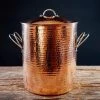 Sertodo Copper Home Goods Big, Beautiful Recycled Copper Stock Pot