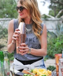 Sertodo Copper Recycled Copper Boston Maraka Shaker Set