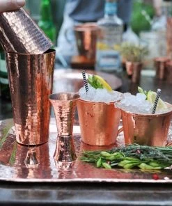 Sertodo Copper Recycled Copper Cocktail Set