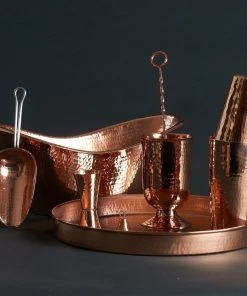 Sertodo Copper Deluxe Recycled Copper Home Bar Set