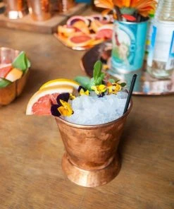 Sertodo Copper Derby Recycled Copper Mint Julep Cup Kitchen + Dining