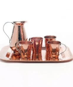 Sertodo Copper Recycled Copper Moscow Mules For Four Set 2 Sertodo Copper Recycled Copper Moscow Mules For Four Set