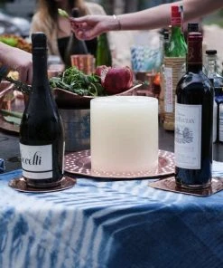 Sertodo Copper Napa Recycled Copper Square Coaster