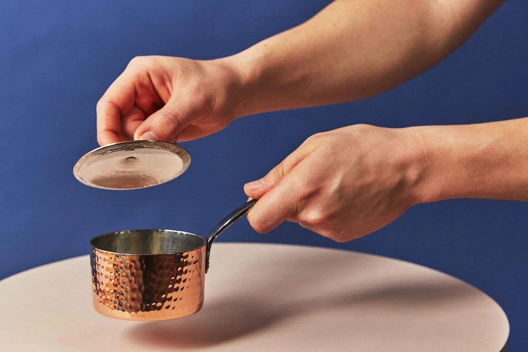 Sertodo Copper Home Goods Petite French Recycled Copper Butter Pot Sertodo Copper Home Goods Petite French Recycled Copper Butter Pot