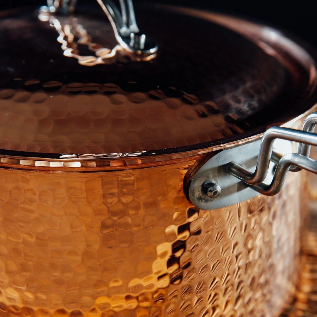 Sertodo Copper 2.5 Qt Recycled Copper Sauce Pot Sertodo Copper 2.5 Qt Recycled Copper Sauce Pot