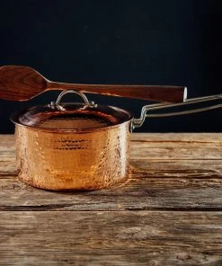 Sertodo Copper 2.5 Qt Recycled Copper Sauce Pot 5 Sertodo Copper 2.5 Qt Recycled Copper Sauce Pot