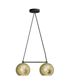 Dounia Home Lighting Shams Dual Globe Chandelier