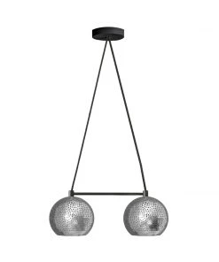 Dounia Home Lighting Shams Dual Globe Chandelier