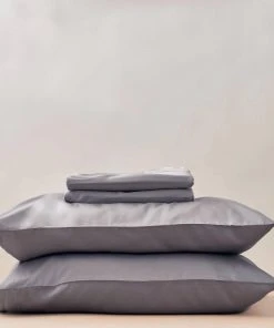 Looma Sateen Sheet Set - Slate