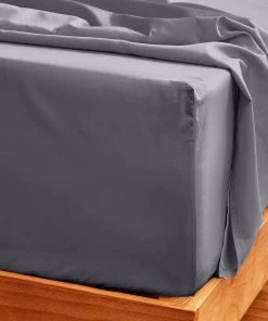 Looma Sateen Sheet Set - Slate