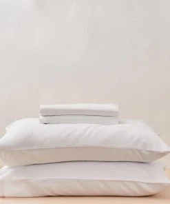 Looma Sateen Sheet Set - White