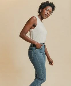 Poplinen Shirley Bamboo Tank Top - Almond Best Sellers