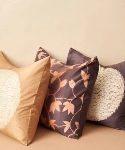 Studio Variously Shunya Silk Throw Pillow - Black Home Goods