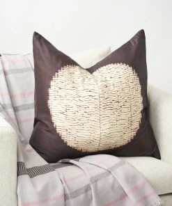 Studio Variously Shunya Silk Throw Pillow - Black Home Goods