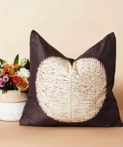 Studio Variously Shunya Silk Throw Pillow - Black Home Goods