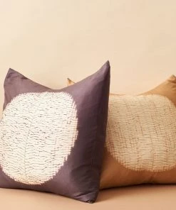 Studio Variously Shunya Silk Throw Pillow - Gold