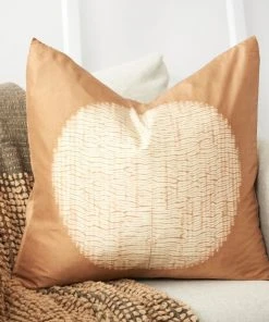 Studio Variously Shunya Silk Throw Pillow - Gold