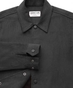 Signature Innovation Group Gifts Men's Johnny Corduroy Lined Jacket - Black