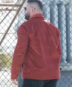 Signature Innovation Group Men's Johnny Corduroy Jacket - Rusted Red
