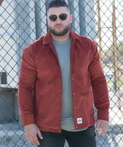 Signature Innovation Group Men's Johnny Corduroy Jacket - Rusted Red