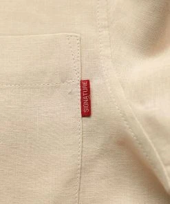 Signature Innovation Group Men's Safari Hemp Shirt - Bone