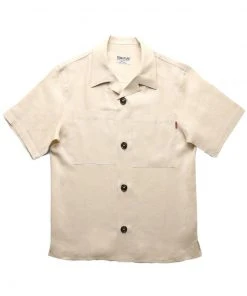 Signature Innovation Group Men's Safari Hemp Shirt - Bone
